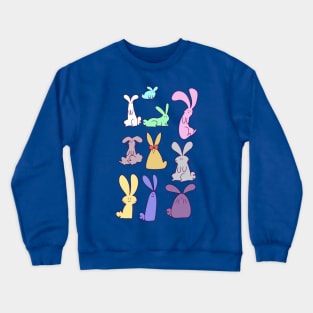 Pastel Bunnies! Crewneck Sweatshirt